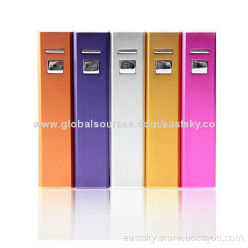 2000mAh Aluminum External Battery, Various Colors are AvailableNew